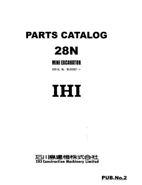 ihi 28n mini excavator manual|ihi excavator service manual.